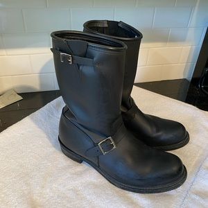 Carolina 12” Engineer Leather Boots. 13w